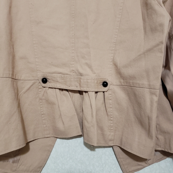 NEW TORRID Women's Beige Military Style Jacket...SIZE:1 - Picture 10 of 15